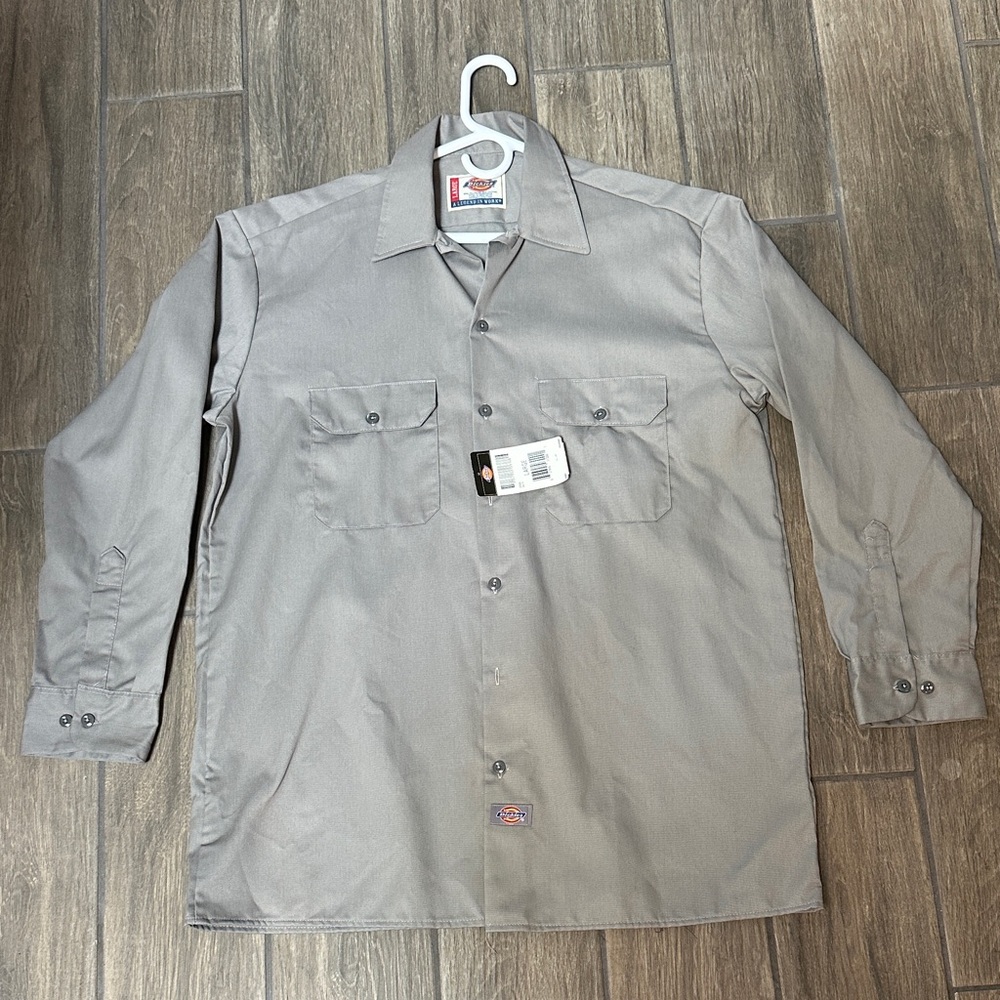 Dickies Steel Gray Work Shirt